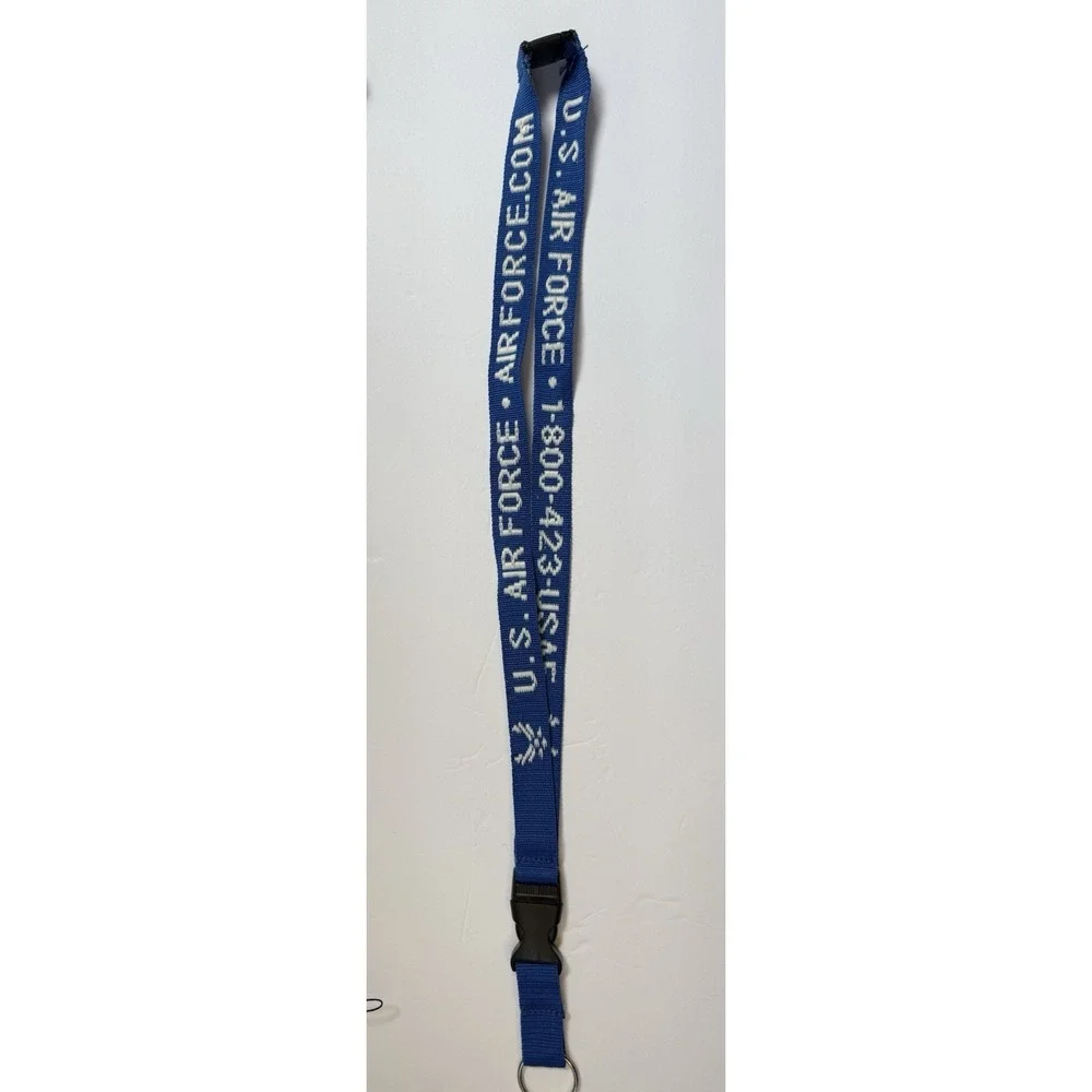 US Air Force Lanyards Lot of 5 ROTC Dad Special Ops Militaria Blue Black